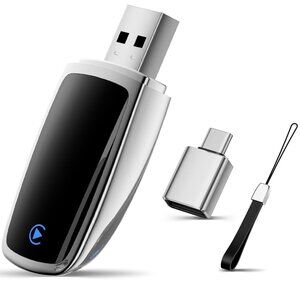 Wireless CarPlay Adapter for Apple iPhone2025 Upgrade- Convert Wired CarPlay to